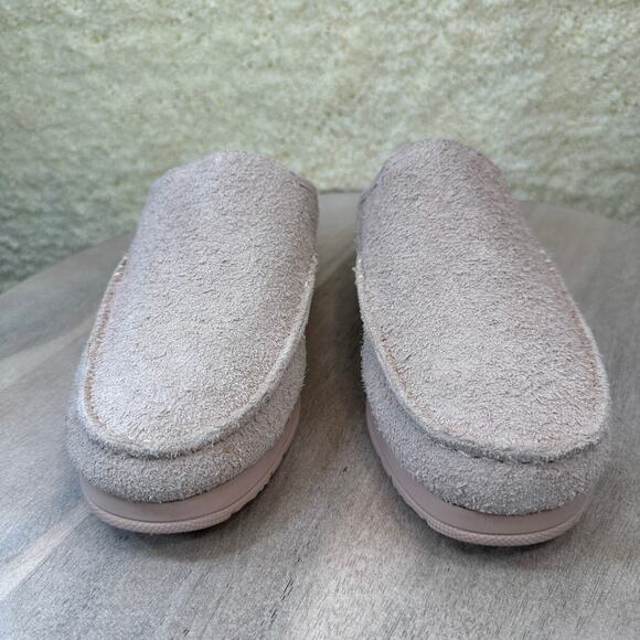 Sperry Top-Sider Moc-Sider Womens Rose Suede Mules Size 8.5 Lined Slippers New - Picture 2 of 13